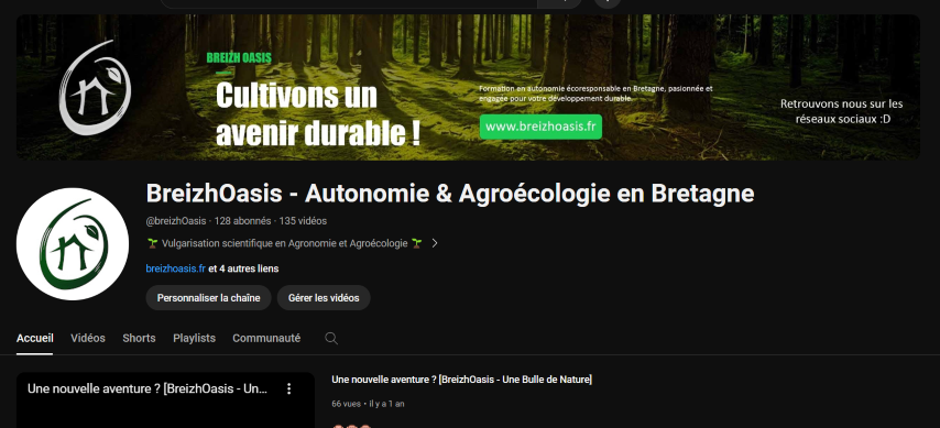 breizh oasis vulgarisation scientifique agroecologie youtube